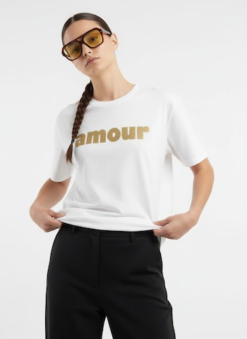 Tricou 'Cassia' de la studioselect pe alb