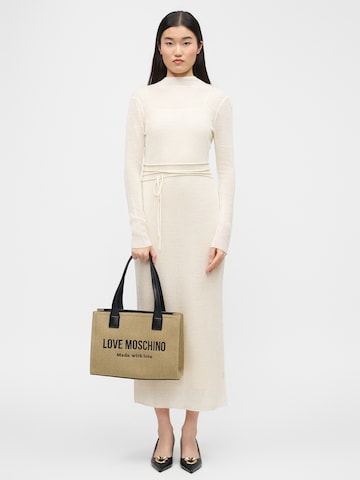 Love Moschino Shoppingväska 'ORO' i beige