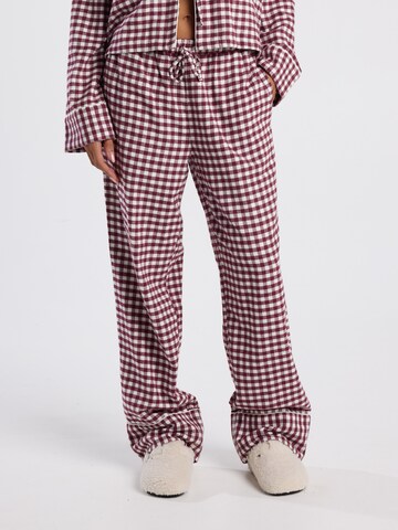 Pantalon de pyjama America Today en rouge : devant