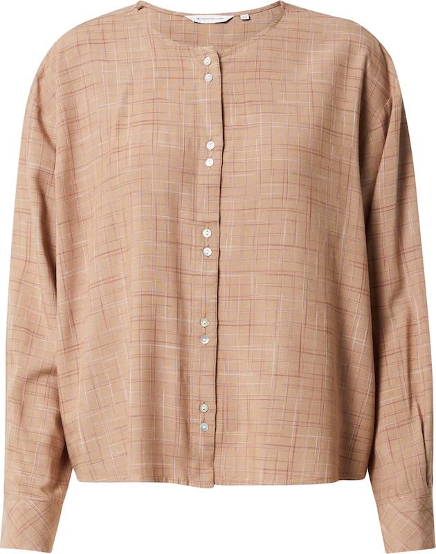 TOM TAILOR Bluse in Beige Dunkelbeige AB6431 TOM TAILOR Bluse in Beige Dunkelbeige AB6431