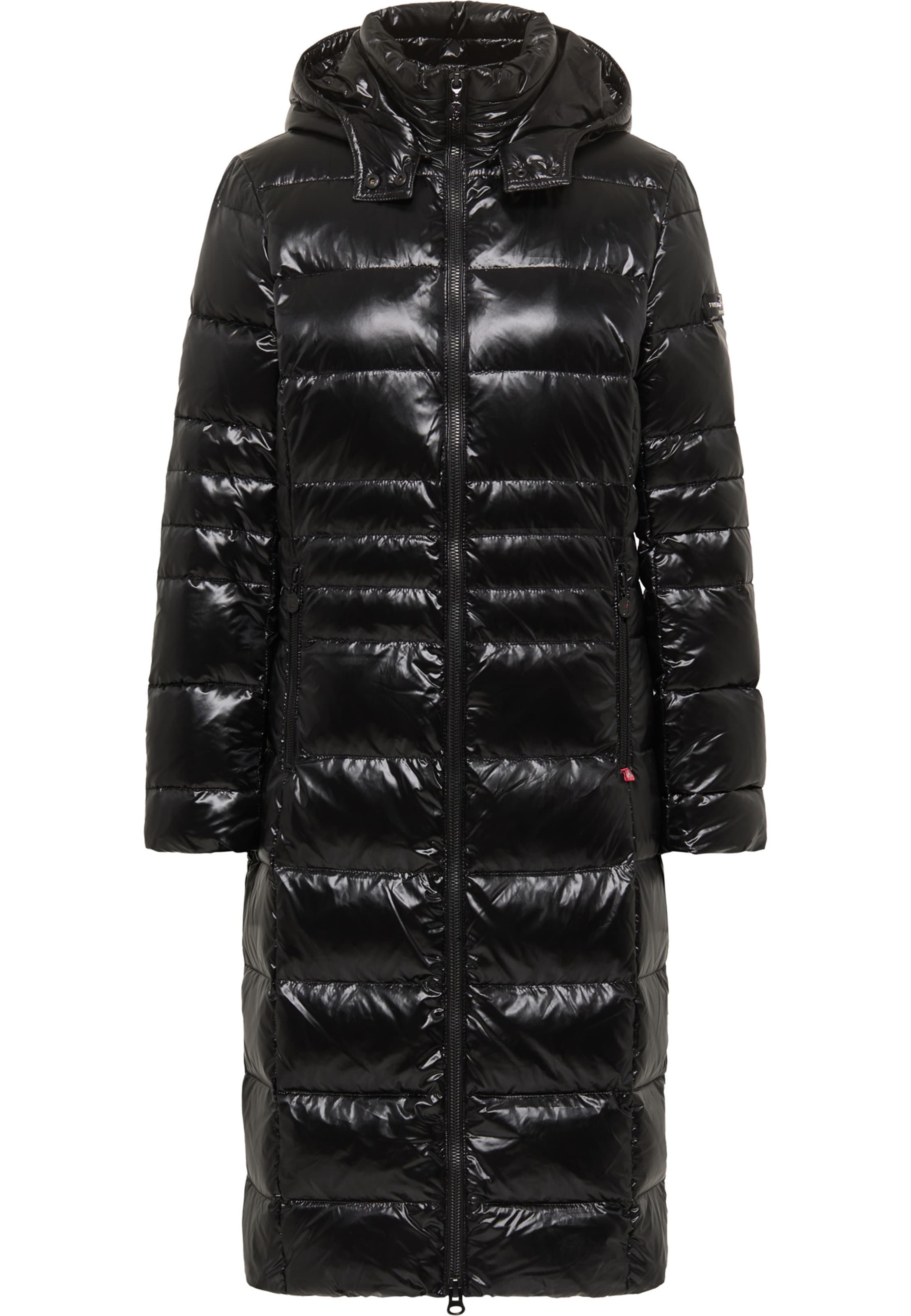 Frieda & Freddies NY Mantel 'Dalia 2' in Schwarz: Vorderseite