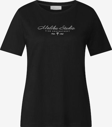 Street One Studio Shirt in Black: front