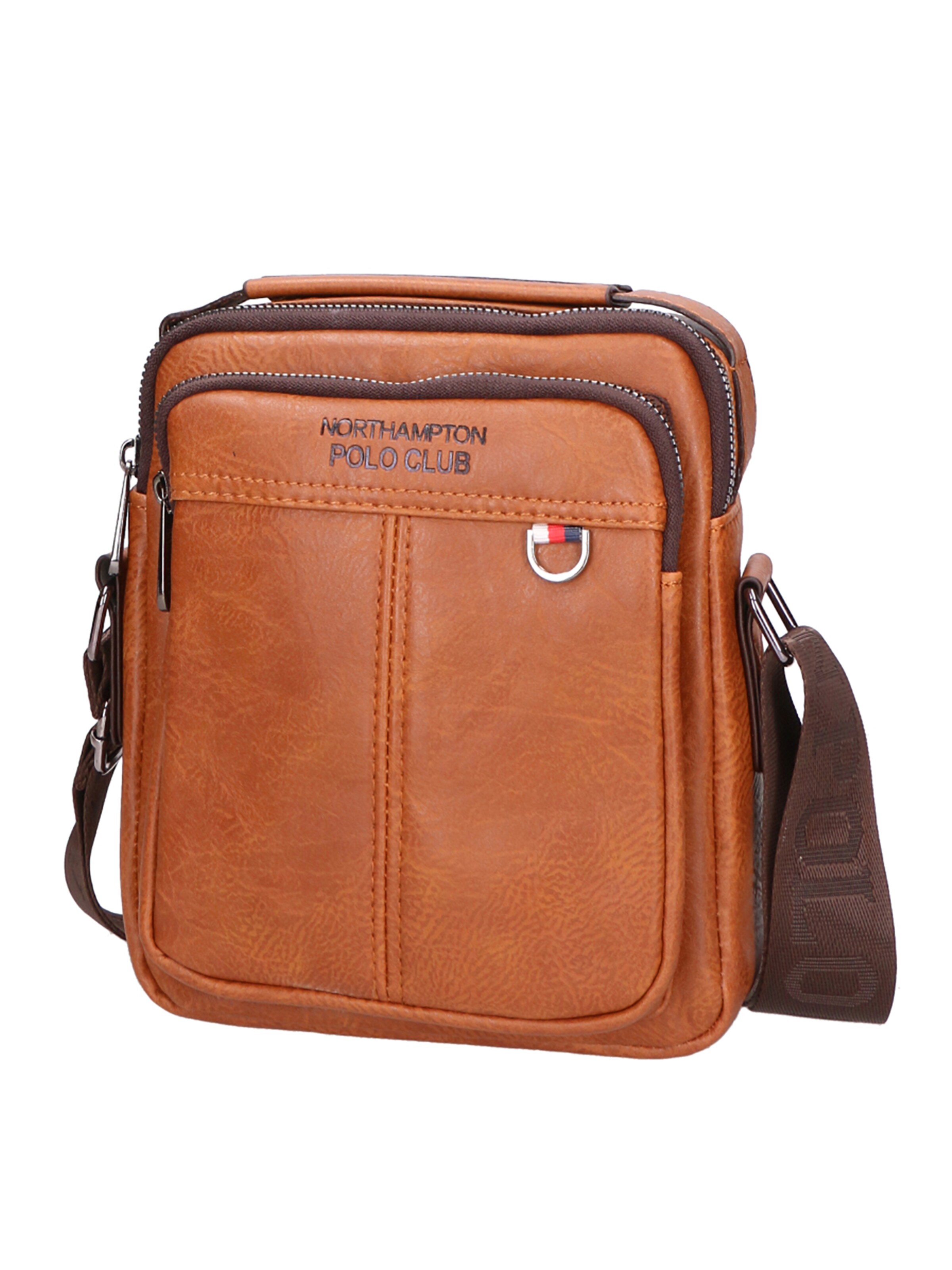 Sac à bandoulière Northampton Polo Club en marron : devant