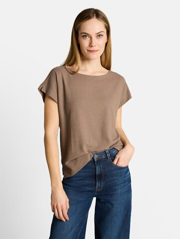 TOM TAILOR Shirt in Brown: front
