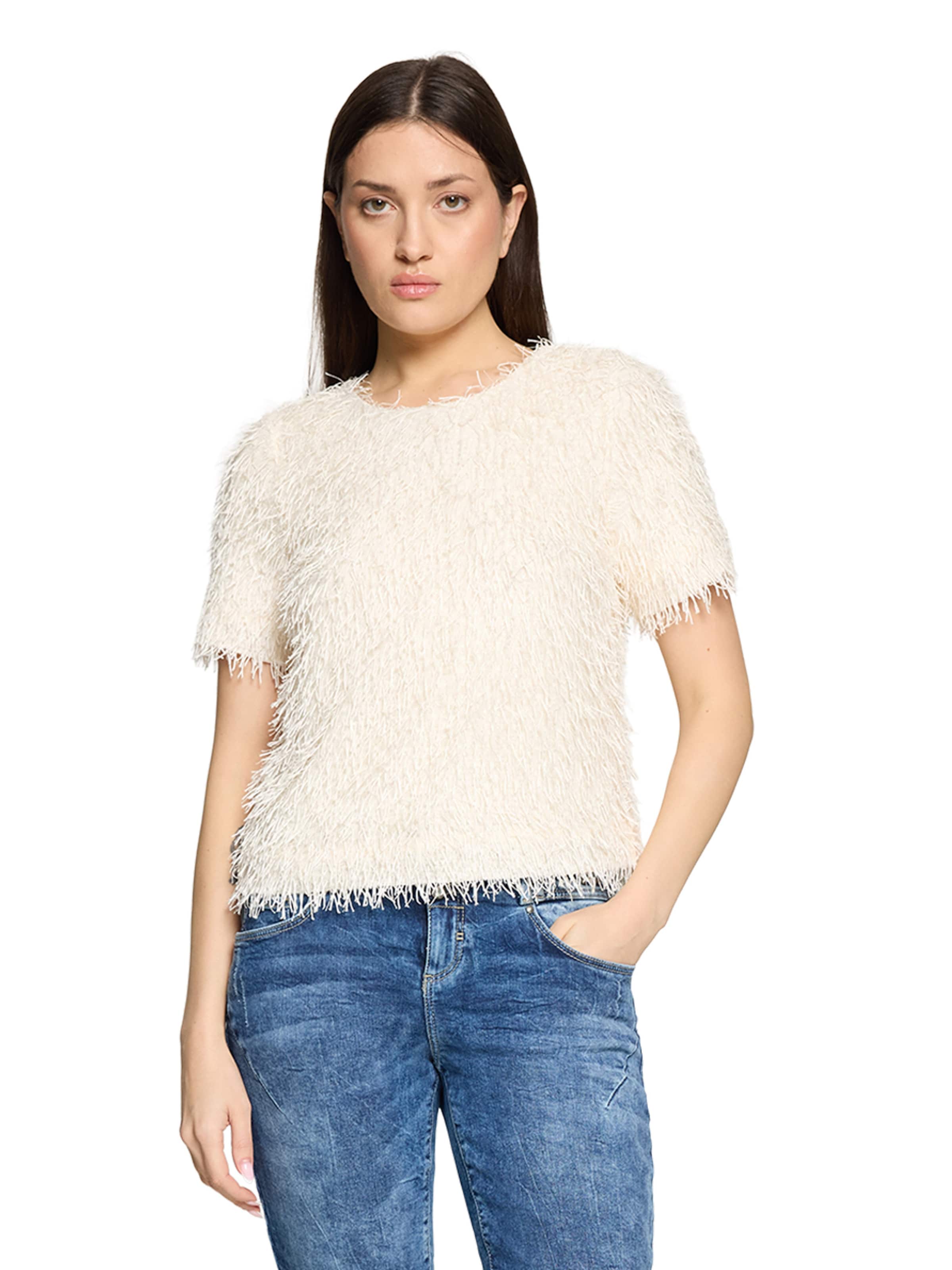 Sweat-shirt Cartoon en blanc : devant