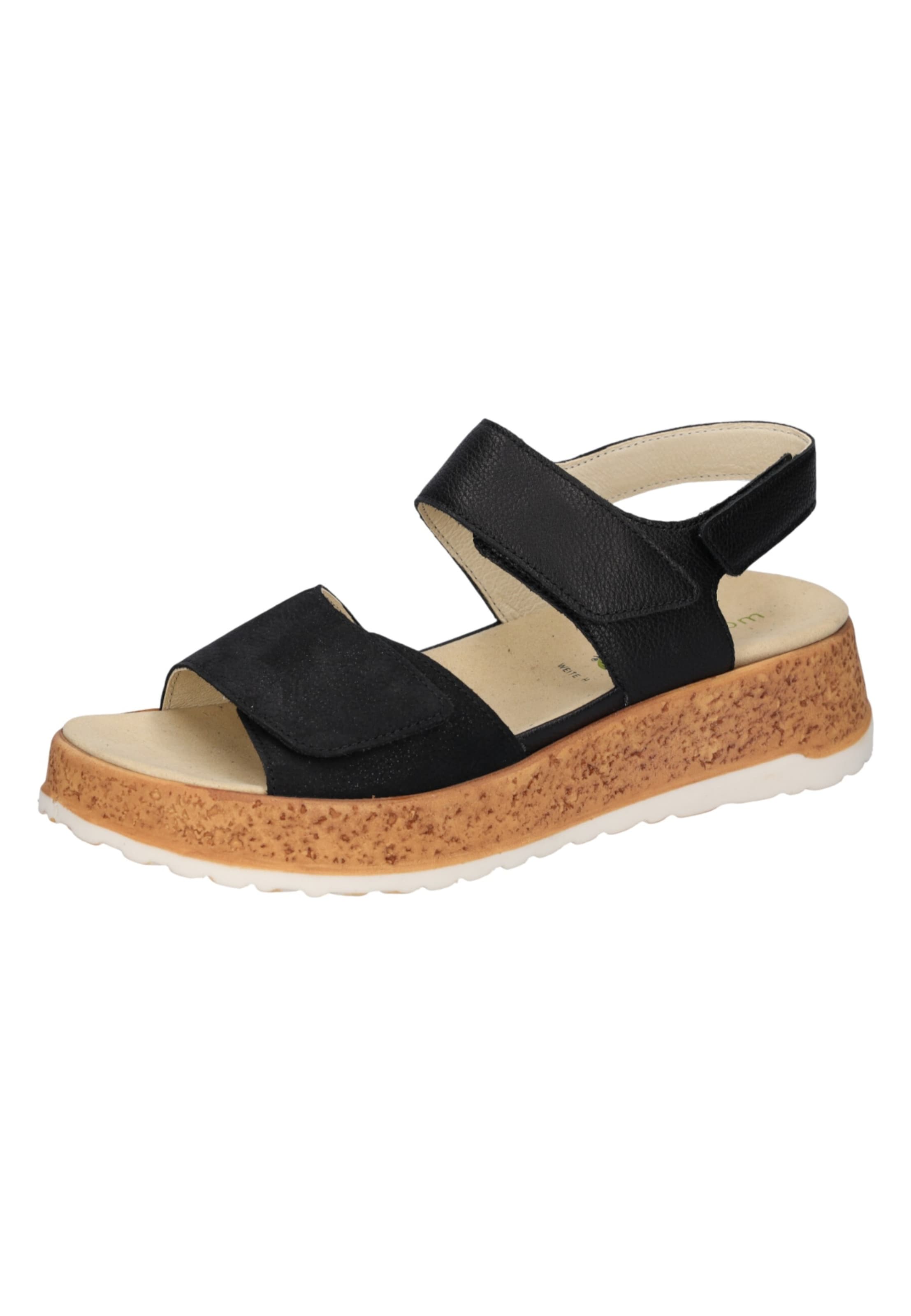 WALDLÄUFER Sandaal 'H-Libby' in Zwart: voorkant