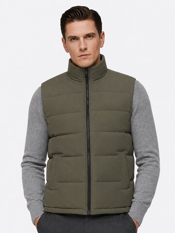 ALLTHEMEN Vest 'Wärmetrage' in Green