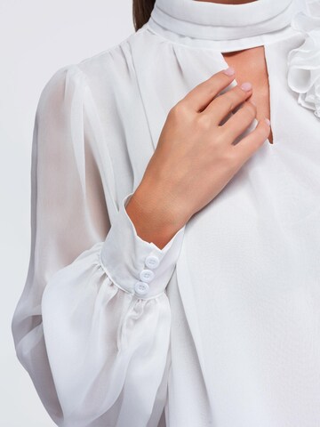 Camicia da donna di Ombre in bianco