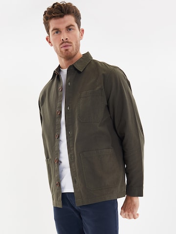 Threadbare Regular fit Between-Season Jacket 'Sunter' in Green: front