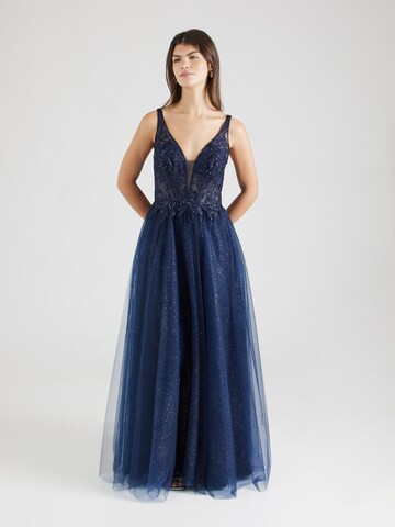 Laona Evening dress in Blue: front