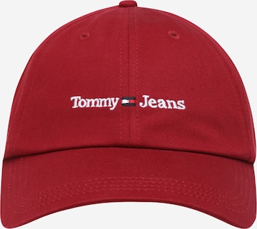 Șapcă de la Tommy Jeans pe roșu