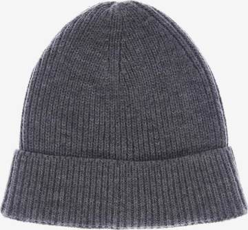 MANGO Hat & Cap in One size in Grey: front