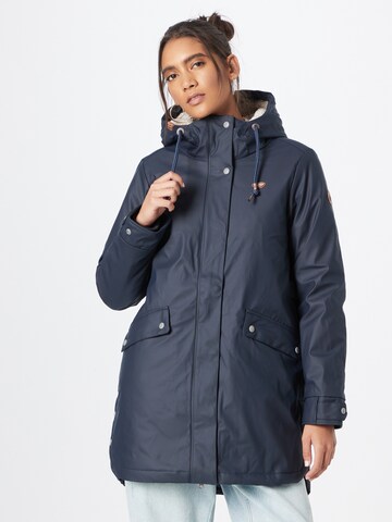 Ragwear Parka 'Tinsley' in Blau: Vorderseite
