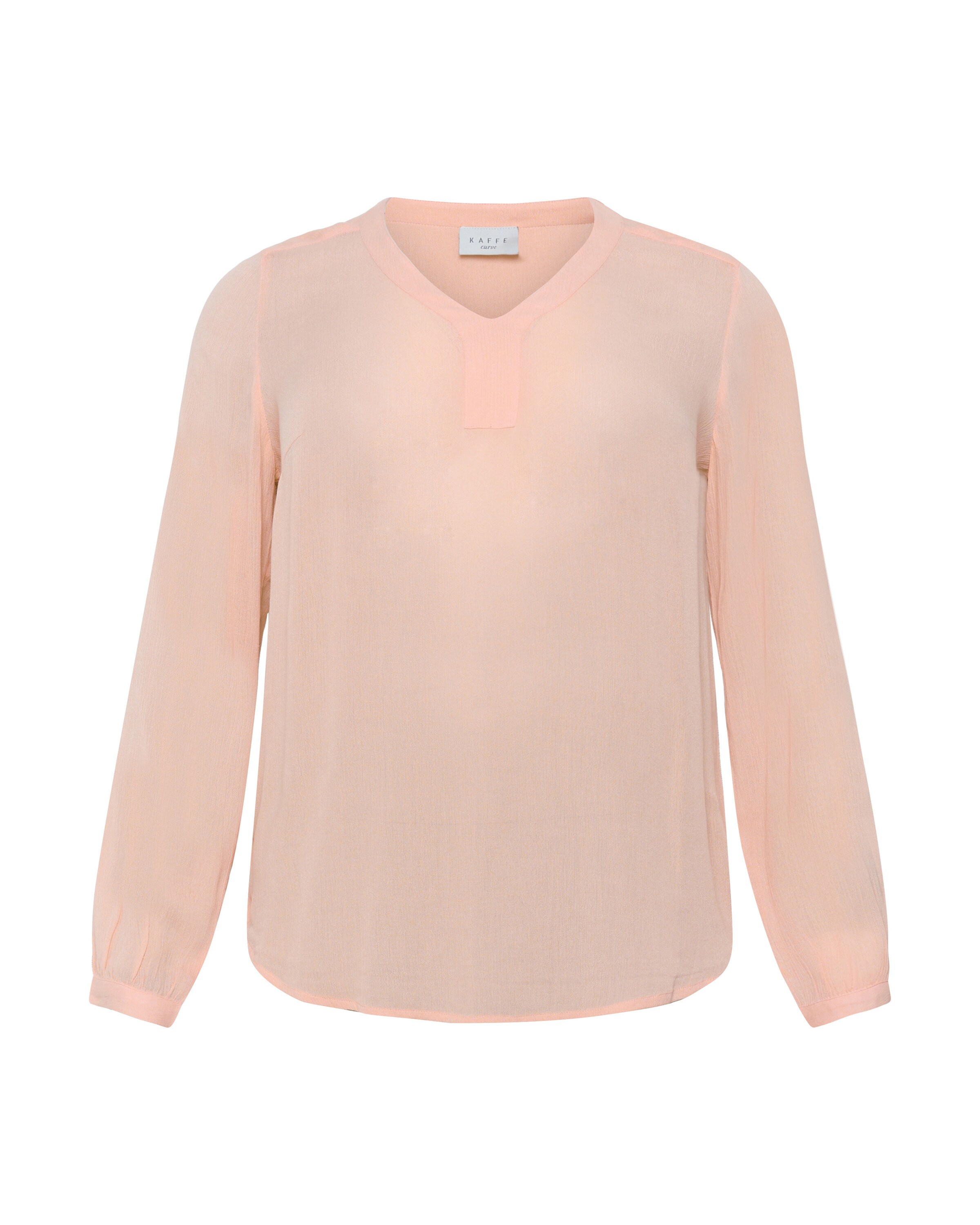 KAFFE CURVE Μπλούζα 'Ami' σε πορτοκαλί: μπροστά