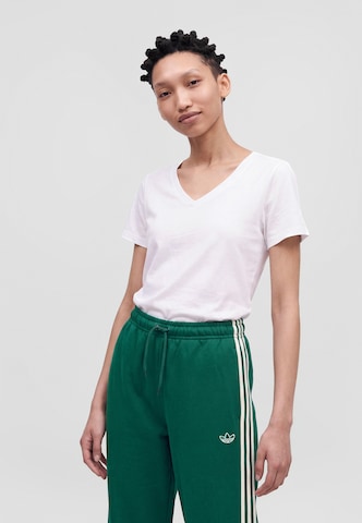 ADIDAS ORIGINALS - regular Pantalón 'AdiSignature' en verde: frente