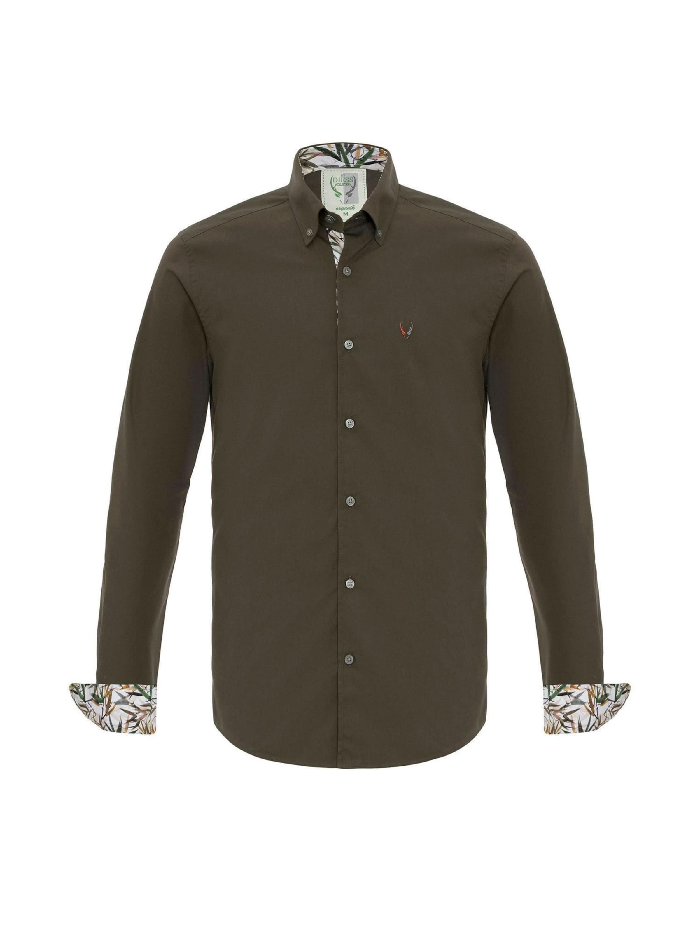 By Diess Collection Button Up Shirt in Dark green, Item view