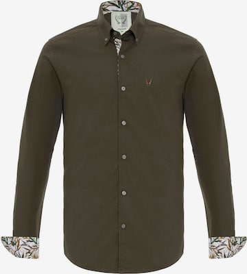 By Diess Collection Slim Fit Paita värissä vihreä: etupuoli
