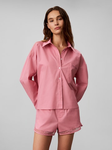 Calvin Klein Schlafshirt in Pink: Vorderseite