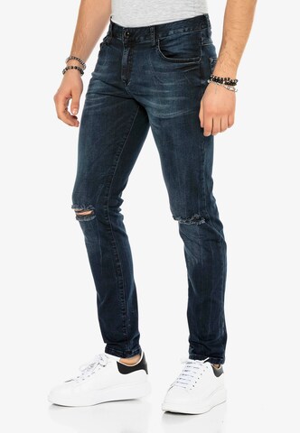 CIPO & BAXX Slim fit Jeans 'Chained' in Blue