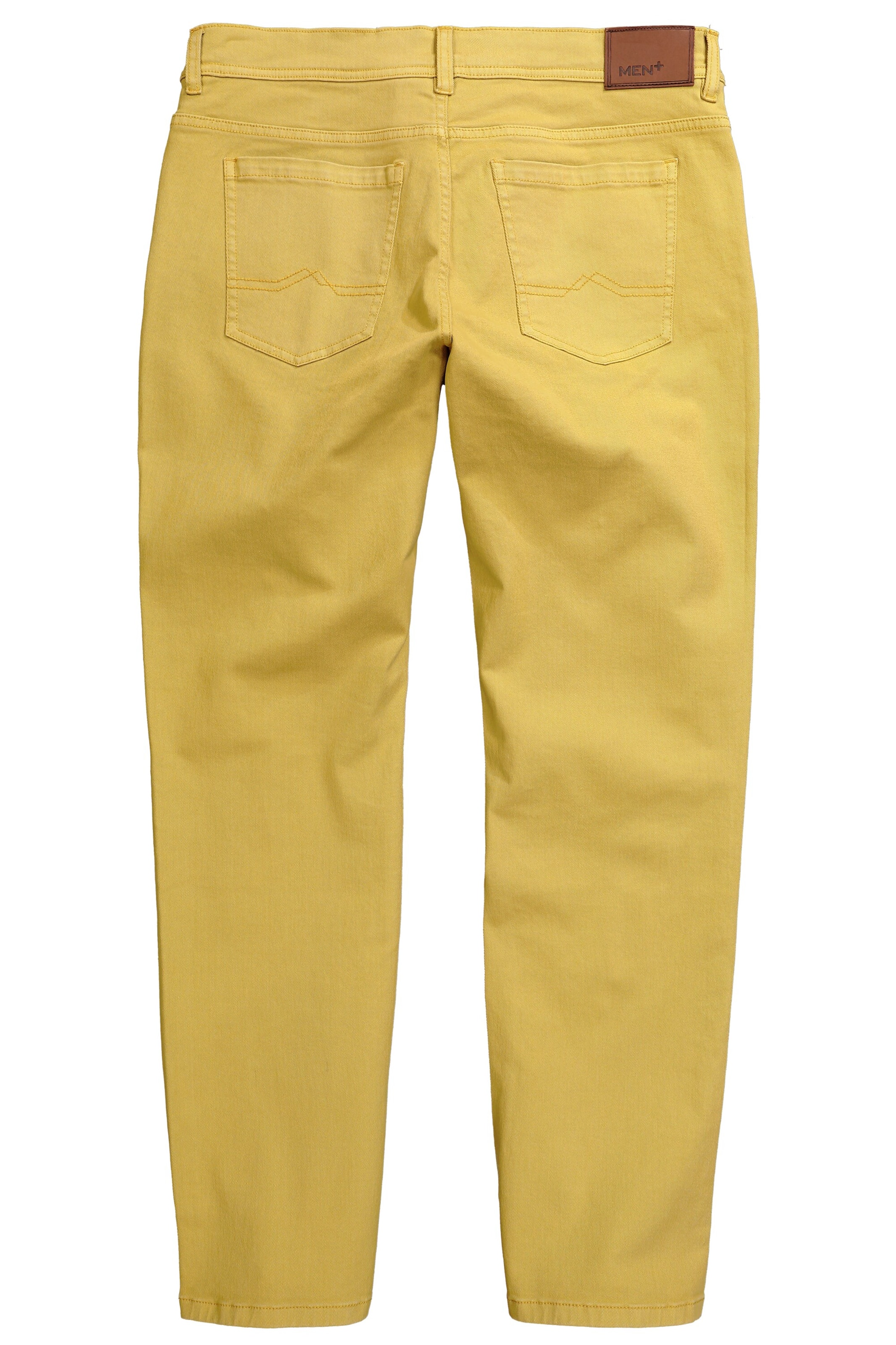 Men Plus Regular Jeans in Gelb