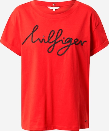 TOMMY HILFIGER Shirt in Rood: voorkant