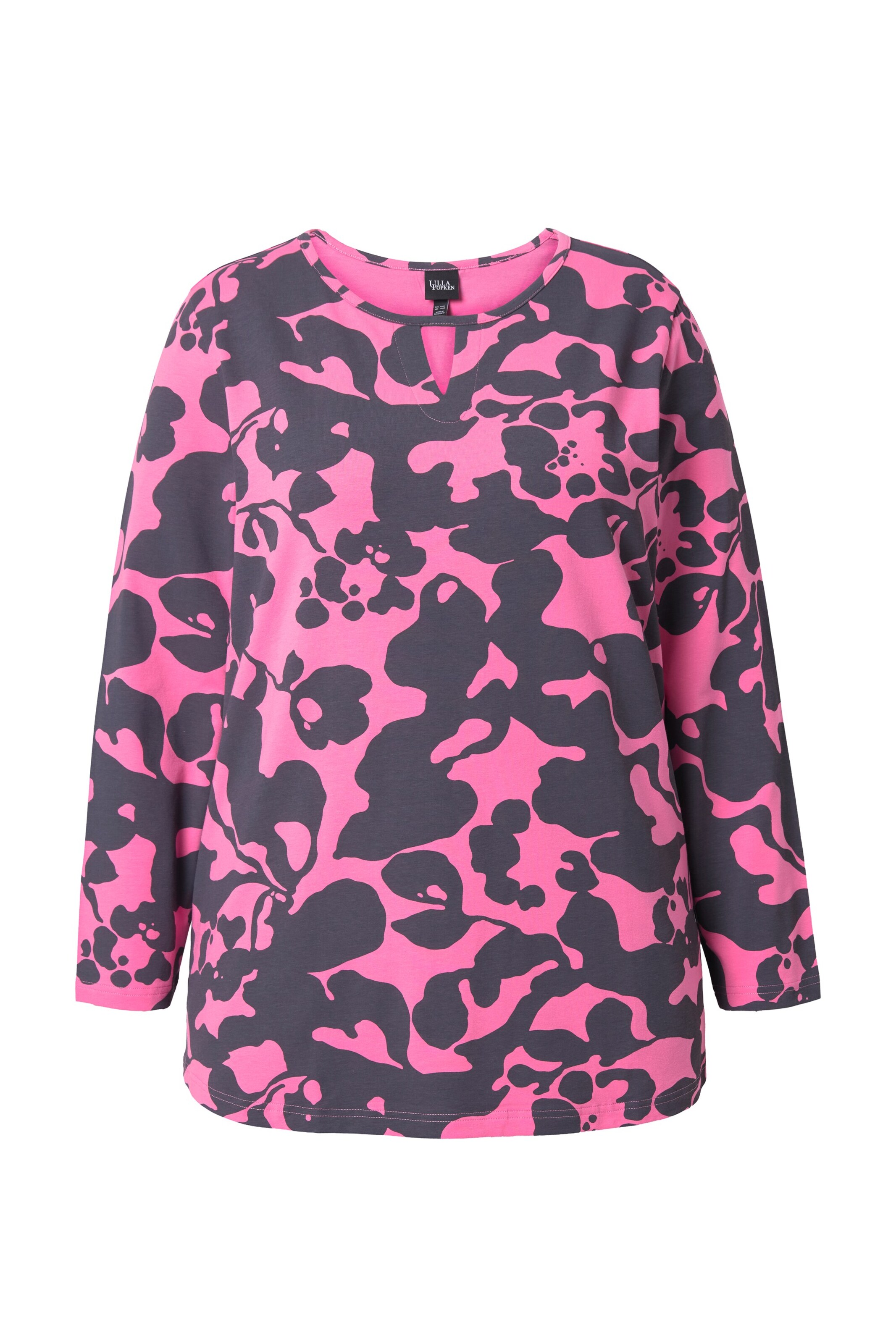 Ulla Popken Shirt in Roze: voorkant