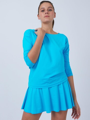 SPORTKIND Funktionsshirt '3/4 Loose Fit'‌‌‌‌‌‌‌‌‌ in Blau