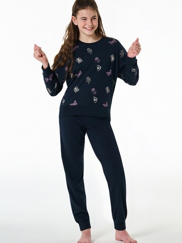 SCHIESSER Pajamas ' Nightwear ' in Blue: front
