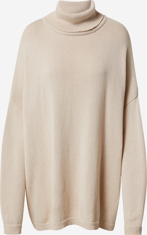 A LOT LESS Pullover 'Fleur' in Beige: front