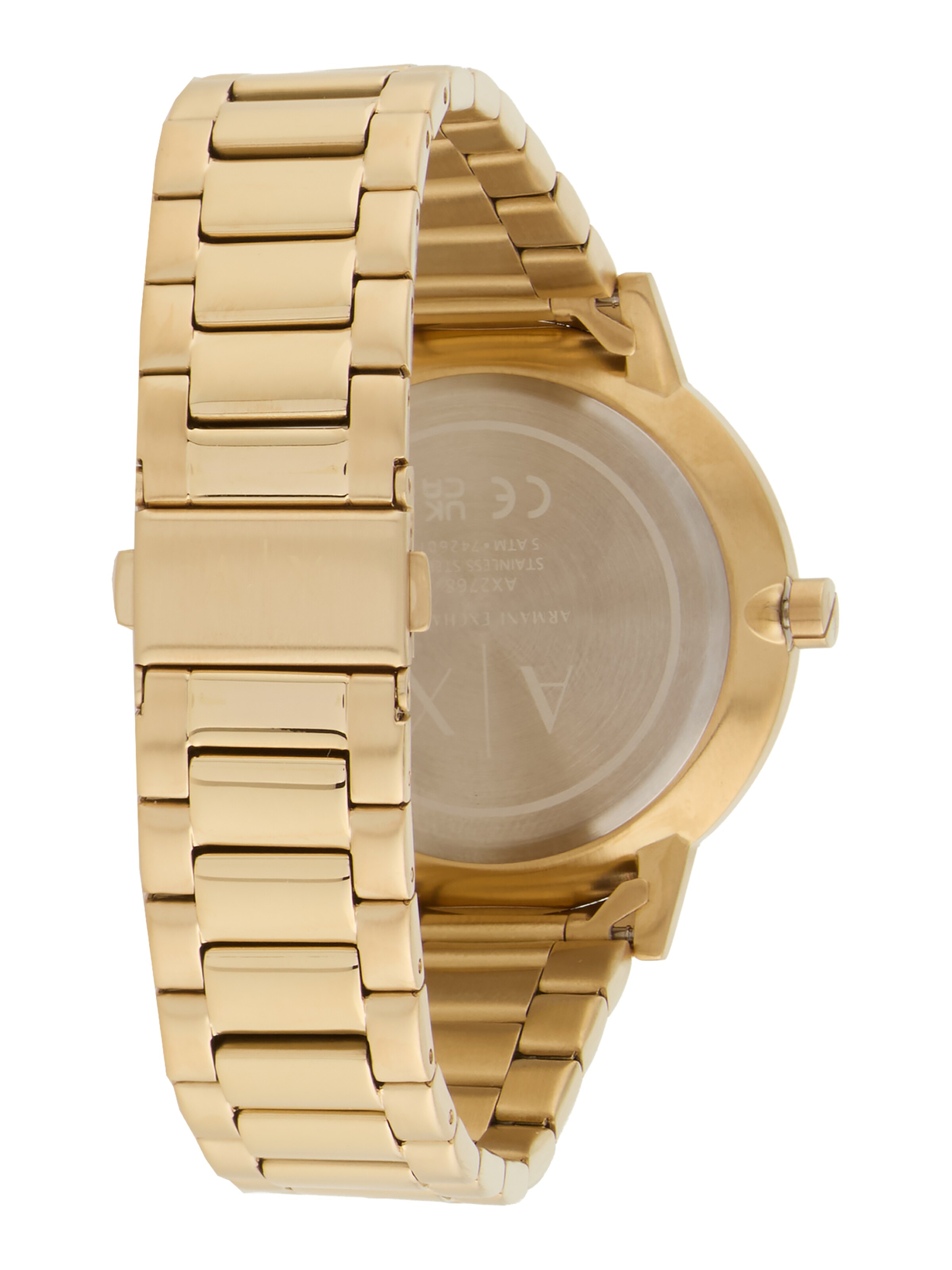zelts ARMANI EXCHANGE Analogais pulkstenis