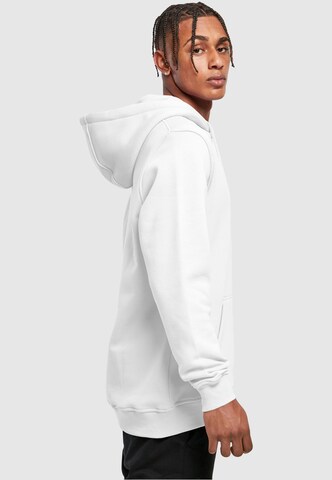 Merchcode Sweatshirt 'Achtung heiss' in White