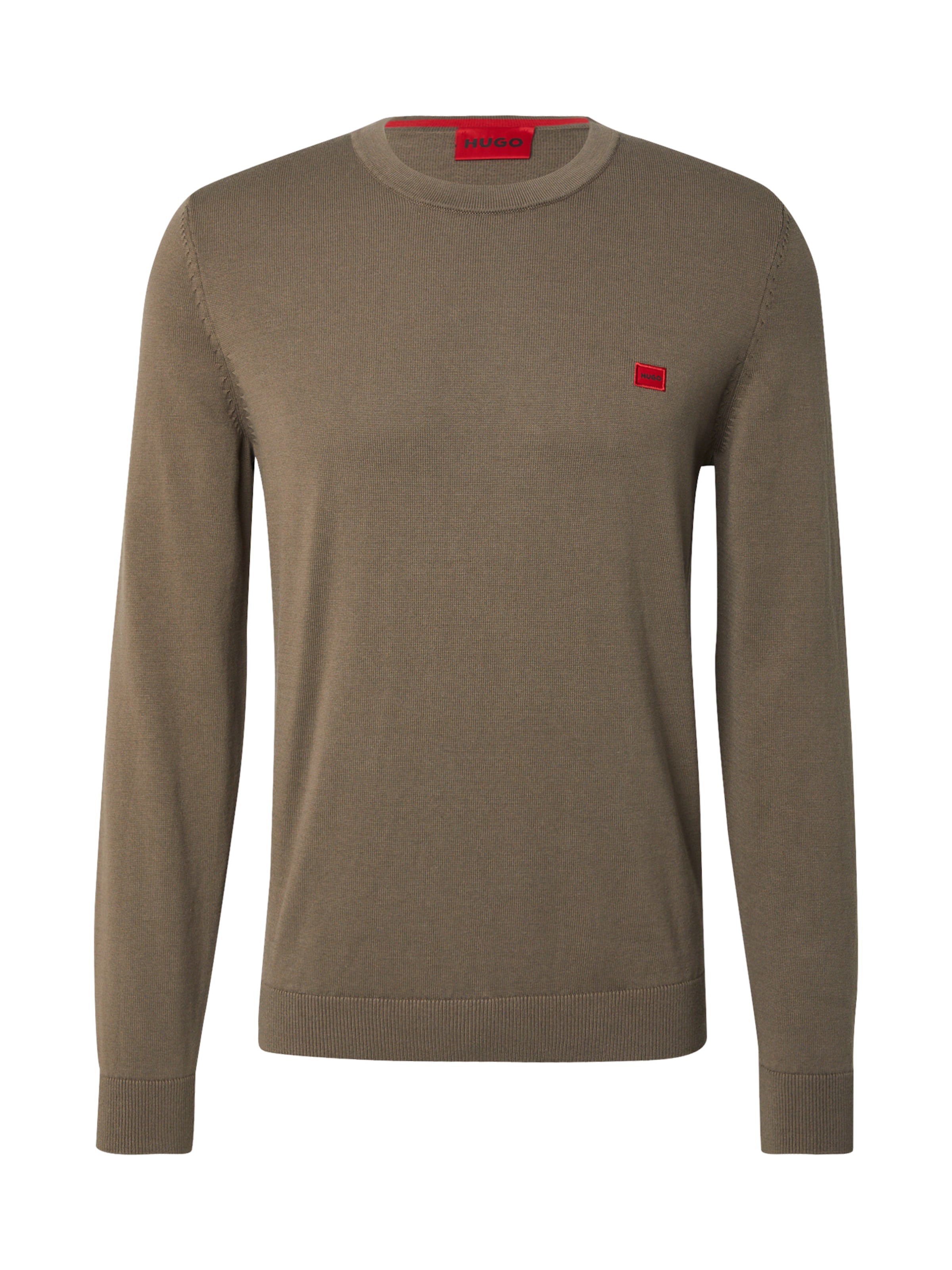 HUGO Trui &#x27;San Cassius-C1&#x27; in Groen: voorkant