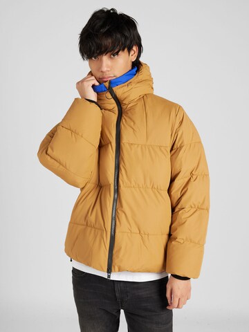 Embassy of Bricks and Logs Winter Jacket 'WYNOT' in Orange: front