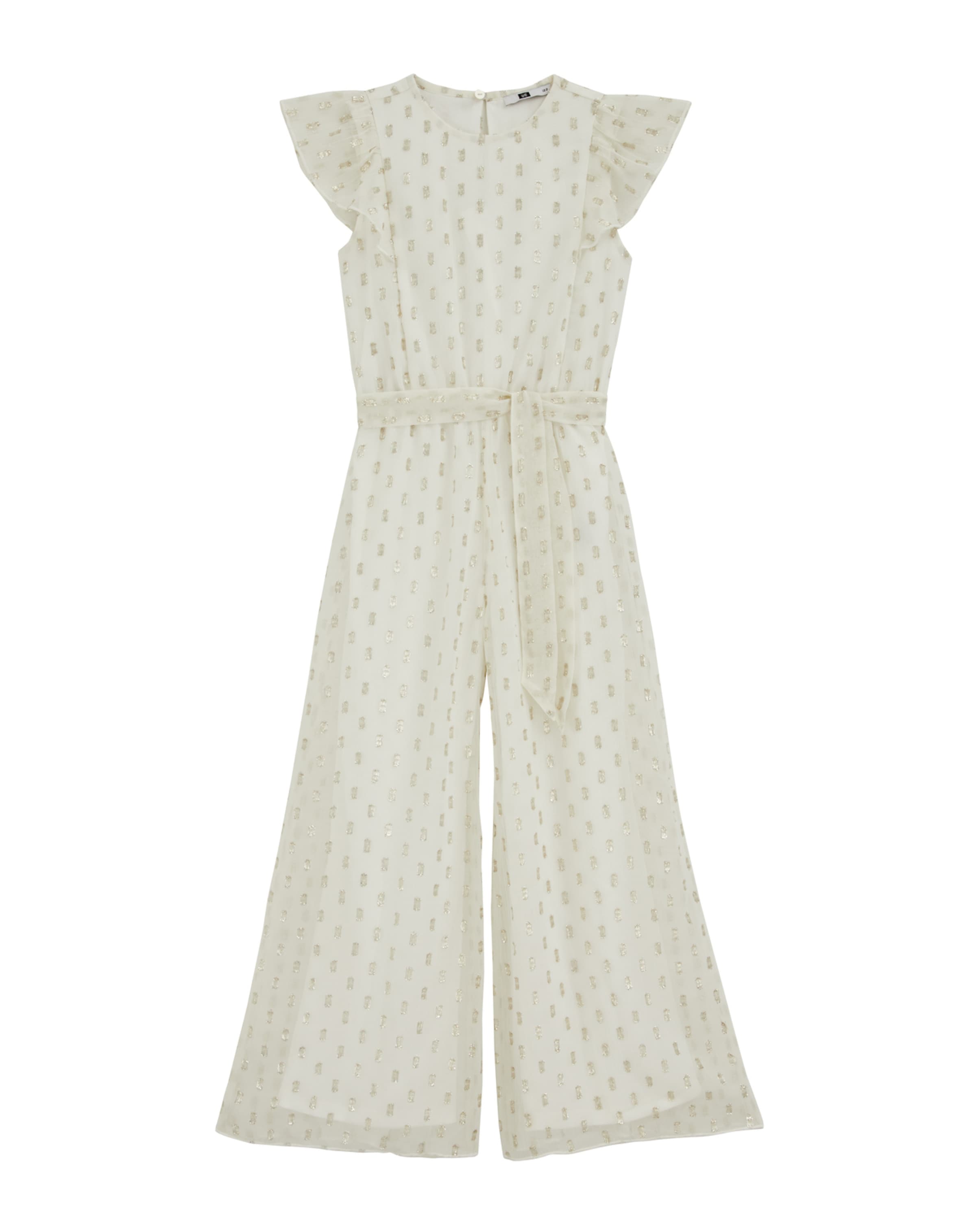 WE Fashion Комбинезон в Белый: спереди