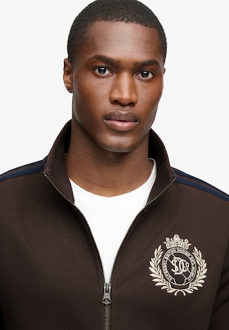 Superdry & Co Zip-Up Hoodie 'Essential' in Brown