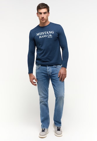 MUSTANG Loosefit Jeans in Blau