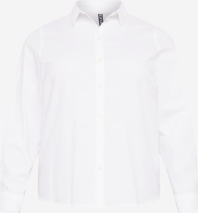 PIECES Curve Bluse 'IRENA' in weiß, Produktansicht