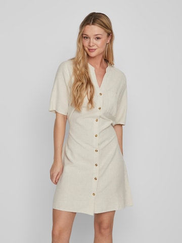 VILA Shirt Dress 'Prisilla' in Beige: front