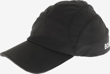 BOSS Black Hat & Cap in One size in Black: front