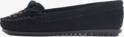 Minnetonka Mocasines 'Me to we' en negro, Vista del producto