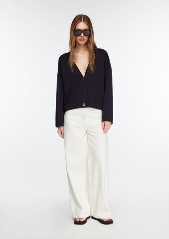 COMMA Gebreid vest in Blauw