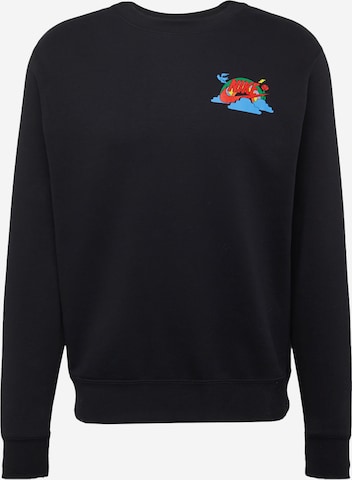 Nike Sportswear Sweatshirt in Schwarz: predná strana