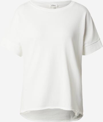 s.Oliver Тениска в бяло: отпред