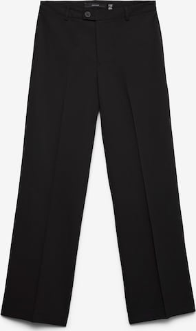 Pantalon à plis 'VMTexas' VERO MODA en noir : devant