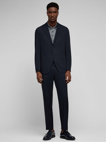 Coupe regular Veste de costume HECHTER PARIS en bleu