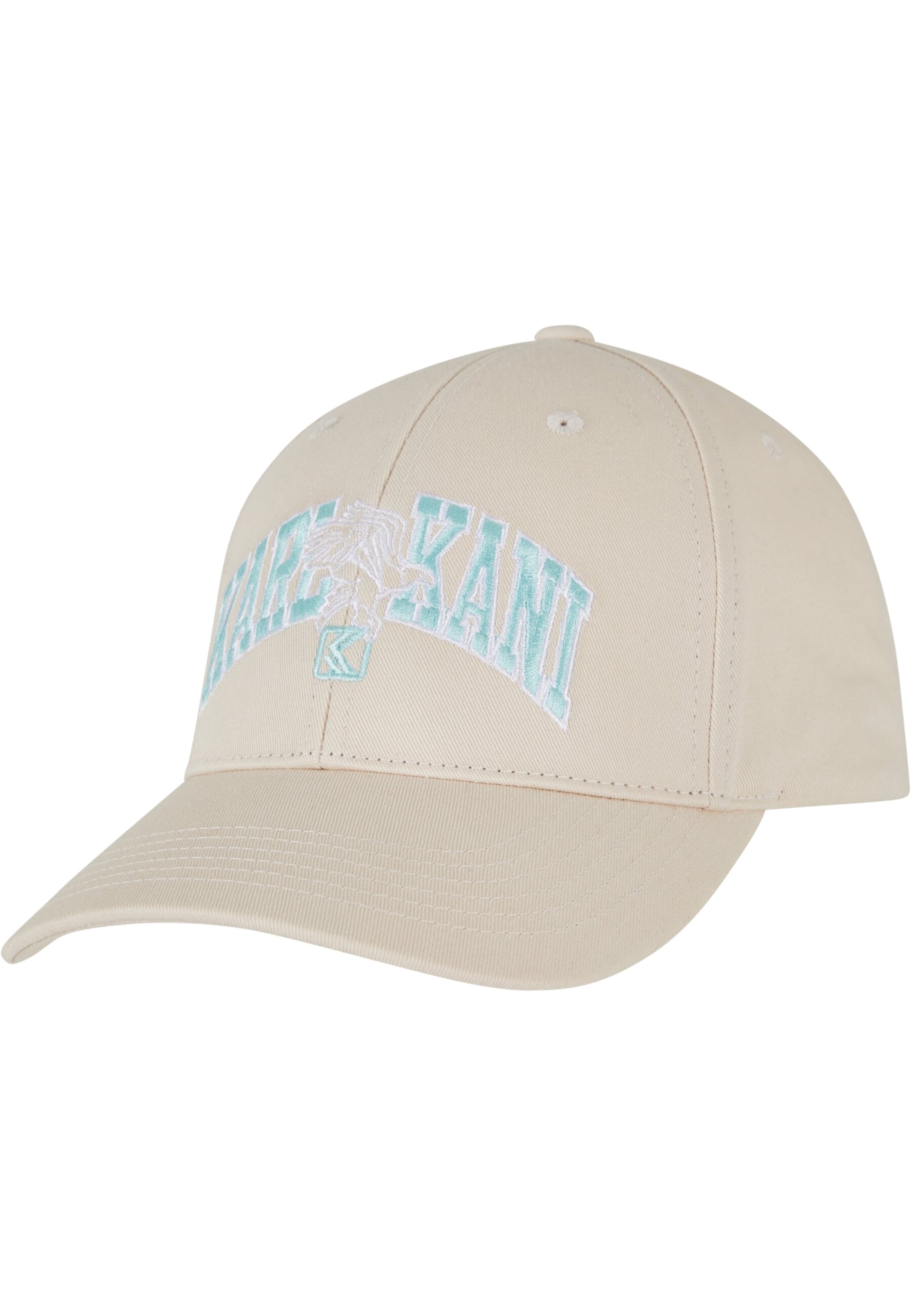 Casquette Karl Kani en beige : devant