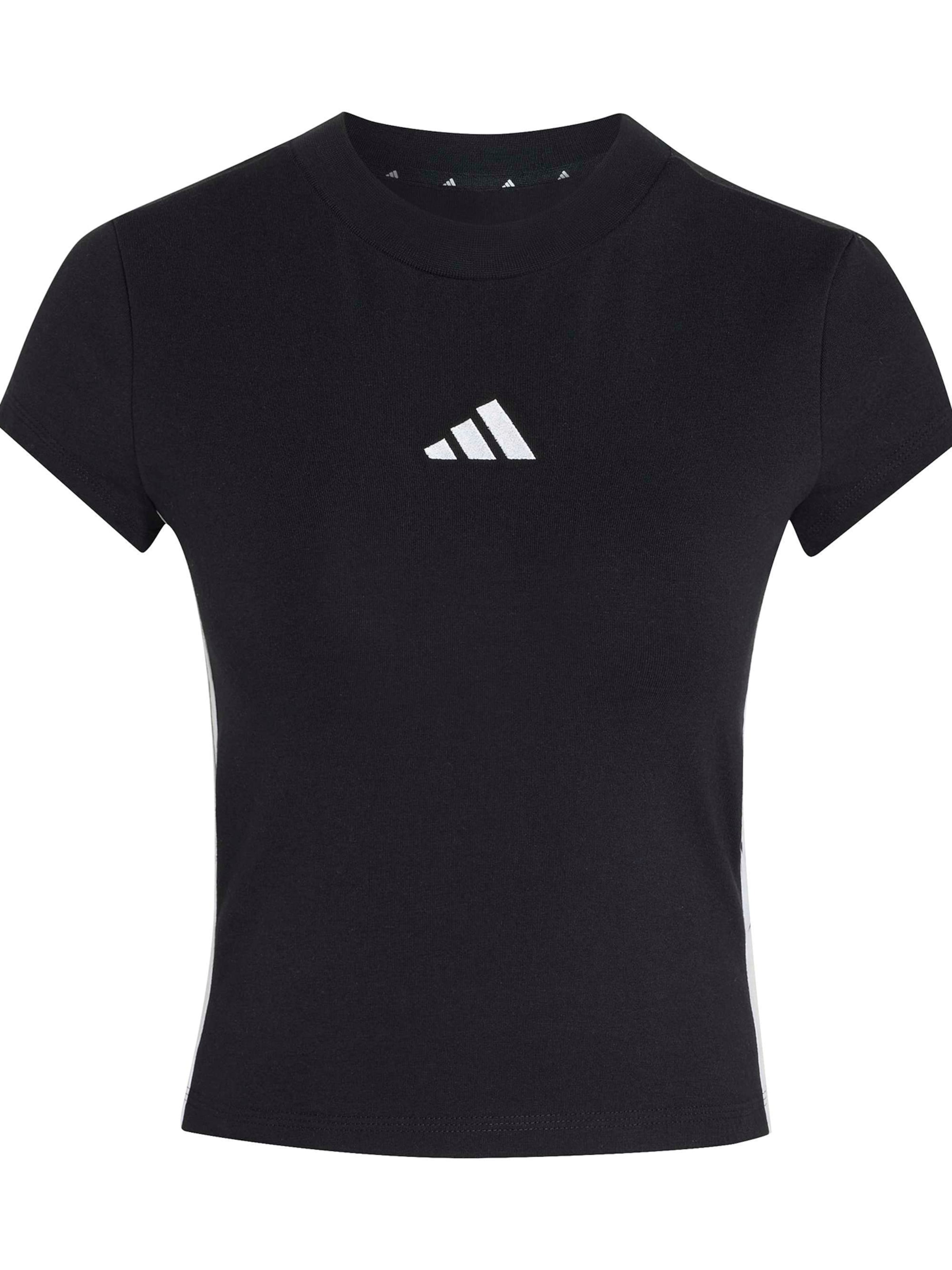 Tricou funcțional de la ADIDAS SPORTSWEAR pe negru: față
