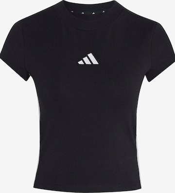 ADIDAS SPORTSWEAR Toiminnallinen paita värissä musta: etupuoli