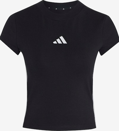 XS dydžio Sportiniai marškinėliai iš ADIDAS SPORTSWEAR, spalva – juoda / balta, Prekių apžvalga