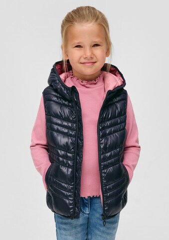 s.Oliver Bodywarmer in Blauw: voorkant